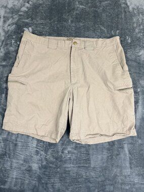 Excursion Mens Khaki Cargo Shorts Size 42